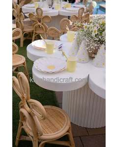 Chaises pour enfants en rotin faites à la main pour la location d'événements, fêtes d'anniversaire, cérémonies de mariage, décoration d'événements bohèmes naturels - Product Image 4