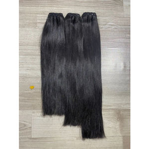 Extensions de cheveux raides en cheveux humains bruts indiens de qualité supérieure 100% faisceaux vierges non transformés sans enchevêtrement cheveux bon marché - Product Image 5