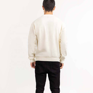 Nueva sudadera de lana de gran tamaño para hombre con estilo de algodón y poliéster, jersey con hombros caídos, bordado sólido personalizable - Product Image 3