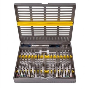 Juego de Instrumentos Dentales Manuales de Acero Inoxidable para Rellenos de Composite, Kit de Contorneado de Precisión Restauradora, CE - Product Image 1