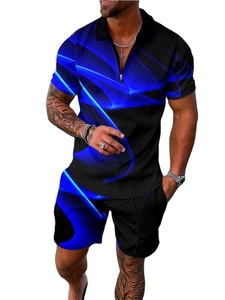 Men's Summer Vintage Style Hip Hop <b>T</b> <b>Shirts</b> Shorts Set 3D Printed Casual Men's Tracksuit Knitted Fabric Thermal Couples Outfits - Product Image 1
