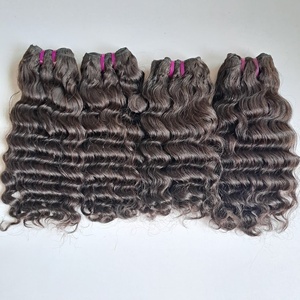 ผมเวียดนามแท้แบบ Remy แบบเป็นมัดและแบบวิกผม ความยาว 14 นิ้ว แบบยืดตรง HD Frontal พร้อมผมต่อแบบสานสไตล์หยิกแบบพม่า - Product Image 4