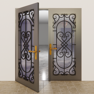 Elegant iron door designs for homes, including entrance doors, <b>windows</b>, interior and exterior doors, customizable in style now. - Product Image 1