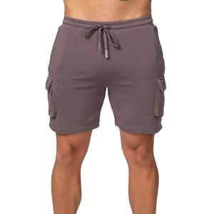 Vêtements d'entraînement avec poches en coton Streetwear Cargo Short Pants Gym Shorts For Men's Gym Workout Clothing - Product Image 2