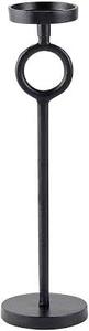 Exclusive Design Eco-Friendly Aluminium Holder One Plate Black Candle Stand for Home Decoration Weddings Festive Events-<b>Portable</b> - Product Image 1