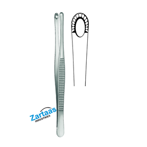 Hochwertige Edelstahl RUSS MODELL TISSUE FORCEP 25 CM Chirurgische Instrumente Hersteller & Exporteur - Product Image 3