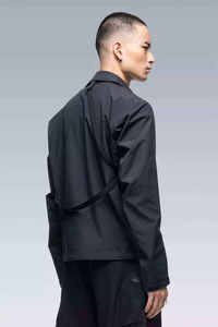 Veste tactique à capuche Techwear pour homme, style urbain streetwear, coupe-vent, tenue cyberpunk, pantalon cargo multipoches, vêtements d'extérieur tendance - Product Image 6
