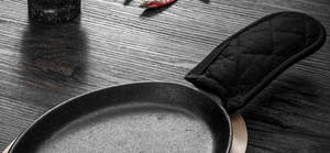 Plaque de Fajita en fonte naturelle, plateau en bois - Product Image 3