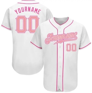 Maillots de baseball légers en sublimation pour hommes, ensemble de maillots de baseball adaptés aux matchs en plein air et aux entraînements d'équipe - Product Image 2