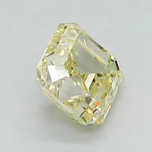 Diamante amarillo de corte Asscher, cultivado en laboratorio, certificado por IGI, diamante amarillo suelto para anillo de compromiso personalizado de 1 a 5 quilates VVS VS - Product Image 3