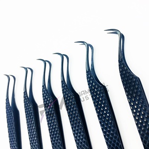 Pince à épiler en acier inoxydable pointue de haute qualité RMI, très vendue, pour extensions de cils - Product Image 3