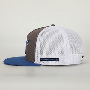 หมวกแก๊ปแบบ Snapback ผ้าฝ้าย Unisex ทรงห้าชิ้น ตาข่ายด้านหลัง ปีกแบน ปรับขนาดได้ สไตล์ลำลอง สตรีทแวร์ โดย Star Crystal Enterprises - Product Image 3