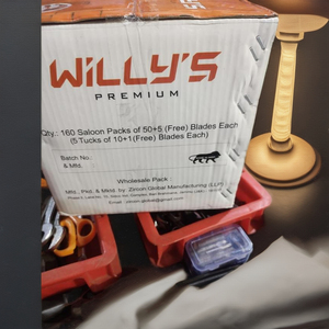 มีดโกนขอบสองด้านพรีเมี่ยมสำหรับผู้ชายใบมีดสแตนเลสเพื่อประสบการณ์การโกนที่สะดวกสบาย - Product Image 6