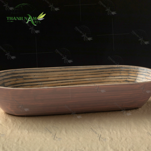 Bandeja de servicio de bambú duradera y sostenible personalizable-ecológica impermeable y ligera para restaurante y uso doméstico - Product Image 6