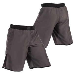 Shorts de boxe MMA pour hommes, style nouveau, décontractés, taille élastique, couleur unie, personnalisables, 100% polyester respirant, fabriqués au Pakistan - Product Image 4