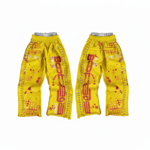 Pantalones Deportivos de Lona Estilo Vintage Personalizados, Efecto de Pintura en Aerosol Colorida, Ecológicos, Transpirables, Cómodos, Joggers Deportivos Personalizados - Product Image 5