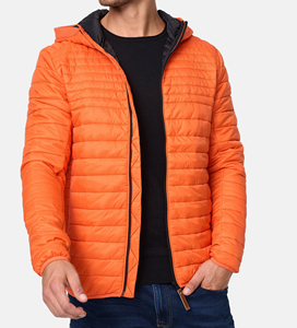 Fashion Design Winter Wear Waterproof Windproof Canvas Puffer <b>Jacket</b> for Men High Quality <b>Zip</b>-<b>Up</b> Hooded Coat - Product Image 2