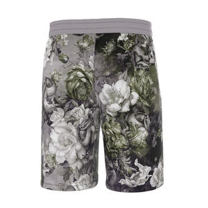 กางเกงขาสั้นเดินชายหาดของผู้ชายแนวสตรีทสูงพิมพ์ลายมีกระเป๋าผ้าโพลีเอสเตอร์สำหรับฤดูร้อน - Product Image 2