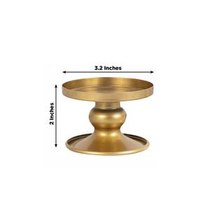 Support à bougies en métal artisanal conçu pour les salons contemporains, les restaurants, les événements et la présentation décorative haut de gamme. - Product Image 1