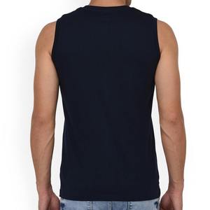 Camiseta sin Mangas para Hombre de Algodón de Primera Calidad con Logotipo Personalizado, Corte Ajustado, para Gimnasio - Product Image 6