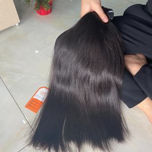 100% Extensions de cheveux Remy vietnamiennes brutes non transformées trame Double cheveux humains Texture droite toutes les couleurs pour le blanchiment - Product Image 6