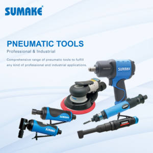 Clé à cliquet pneumatique industrielle SUMAKE OEM avec embout de 10-19 mm et couple de 90 Nm, échappement arrière - Product Image 6