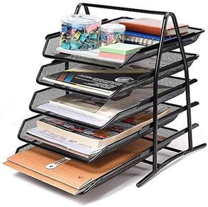 Unicorn Handicrafts Decorative Metal and Wooden <b>Organizer</b> for Home Office <b>Desk</b> Kitchen Bathroom Storage Accessories - Product Image 1