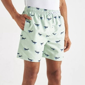 Venta al por mayor de pantalones cortos de baño transpirables para hombre impresión por sublimación mezcla de poliéster elástico con tejido de secado rápido - Product Image 5