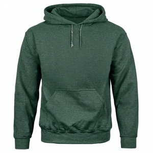 เสื้อฮู้ดดี้ผู้ชายคุณภาพสูง ผ้าฝ้ายฟลีซ 100% หนานุ่ม ใส่สบายสำหรับฤดูหนาว ทรงหลวม สีพื้น ผ้าระบายอากาศได้ดี อุ่นสบาย - Product Image 3