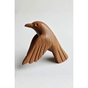 Escultura de Madera Tallada para Uso Decorativo en Interiores de RR Enterprises India - Product Image 6