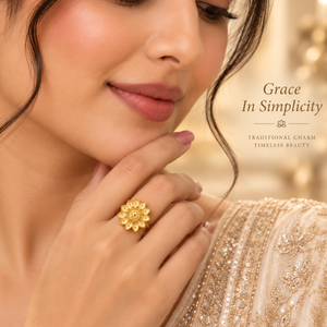 Radiant <b>Sunflower</b> Long Necklace Set | 24K Gold Plated Floral Jewelry Earrings Bracelet <b>Ring</b> | Engagement Wedding Party Women's - Product Image 2