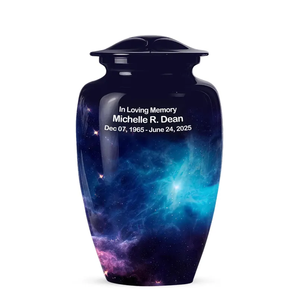 Galaxy Aluminum Cremation Urn Adult Ashes <b>Memorial</b> <b>Keepsake</b> Vase Custom Color Commemoration Decoration - Product Image 4