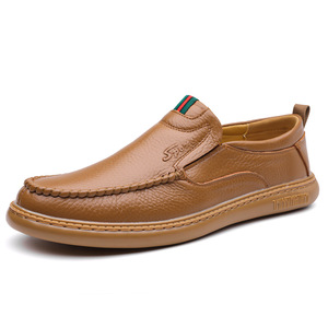Mocassins pour hommes, dessus en PU, semelle en caoutchouc, chaussures décontractées - Product Image 5