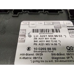 ECUs et modules informatiques d'occasion de classe S A2219009903 - Product Image 4