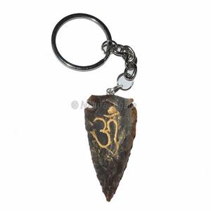 Collar con Punta de Flecha Electrochapada en Ágata de la Mejor Calidad - Diseño de Arte Folclórico, Arte y Coleccionismo - Product Image 4