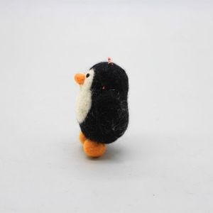 Handmade Felt Penguin Mini Figure Round Shape Lovely Cotton <b>Craft</b> Hanging Ornament Christmas Tree Decor - Product Image 4