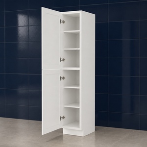Armario de despensa al por mayor de 15 pulgadas de alto, estilo Shaker blanco de 96 pulgadas de alto y 24 pulgadas de profundidad, RTA, de fábrica de Vietnam - Product Image 5