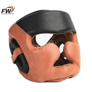 Protectores de Cabeza de Boxeo de Calidad de Exportación al por Mayor, Cascos con Protección Facial y Bucal, Escudo Protector de Cuero PU - Product Image 2