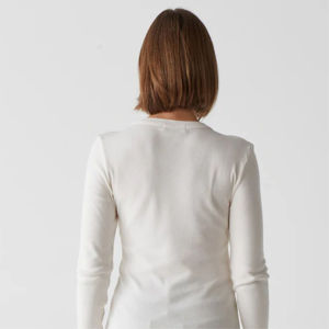 Camiseta de Mujer OEM, 200gsm, 100% Algodón, Impresión Personalizada, Bordado, Ecológica, Casual, Invierno, Manga Corta, Cuello Redondo - Product Image 6