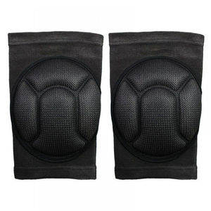 Genouillères de sport noires rembourrées, manchons de soutien protecteurs, équipement de fitness et d'entraînement, fournisseur en gros - Product Image 3