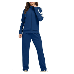 Conjunto Deportivo de Felpa de Poliéster y Algodón, Tejido Suave para Entrenamientos y Comodidad Diaria - Product Image 5