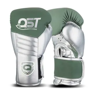 QST uluslararası toptan boks eldiveni MMA Fight eğitim eldivenleri 8oz/10oz/12oz/14oz/16oz boks eldiveni seti