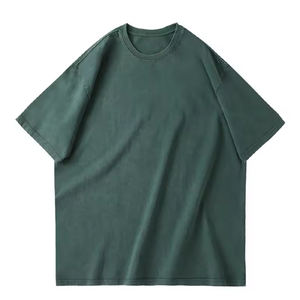 Camiseta de algodón grueso con lavado ácido, impresión personalizada, estilo oversized, ropa urbana para hombre, proveedor OEM - Product Image 4