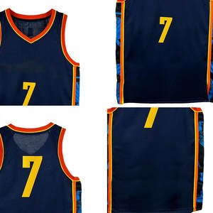 Vêtements de sport respirants personnalisables de haute qualité pour hommes et femmes, maillot de basket-ball d'équipe à bas prix, 100% polyester, marque personnalisée - Product Image 6