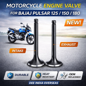Válvula de Motor de Motocicleta para Bajaj Pulsar 125 / 150 / 180 |   Juego de Válvulas de Admisión y Escape, Repuesto OEM - Product Image 3