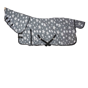 Manta para Caballo de Forro Polar, Primavera-Otoño 2023, Diseño de Estrellas Coloridas, Forro de Nailon 210D, Duradera y de Alta Calidad, para Doma Clásica - Product Image 1