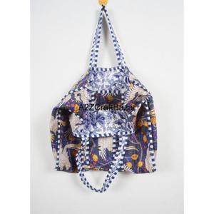 Bolso de playa grande de algodón multicolor a rayas acolchado a mano para mujer, el más vendido, estilo Rajasthan, ideal para exposiciones y fiestas. - Product Image 6