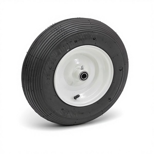 Roue à pneu nervuré 4.00-8 de 16 pouces, fabrication thaïlandaise Caldwell, pour nettoyeur haute pression, pulvérisateur, brouette, chariot, robuste, 4 plis - Product Image 1