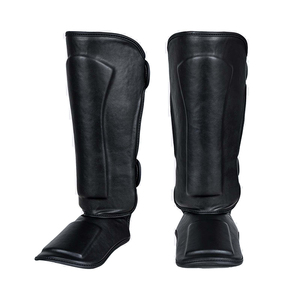 Protège-tibias et protège-pieds de boxe MMA pour entraînement, fabriqués en usine - Product Image 1