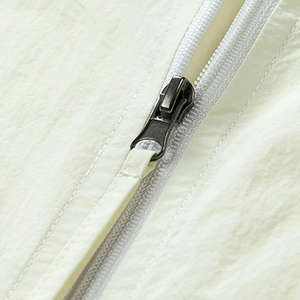 Veste coupe-vent légère en toile unisexe, imperméable, col montant, capuche zippée, grandes tailles, design color block – Meilleure vente - Product Image 3